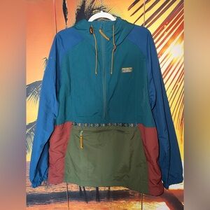L.L. Bean Andorindack 3/4 Zip Hooded Jacket